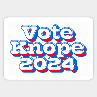Vote Knope 2024 -- Retro Style Design Sticker